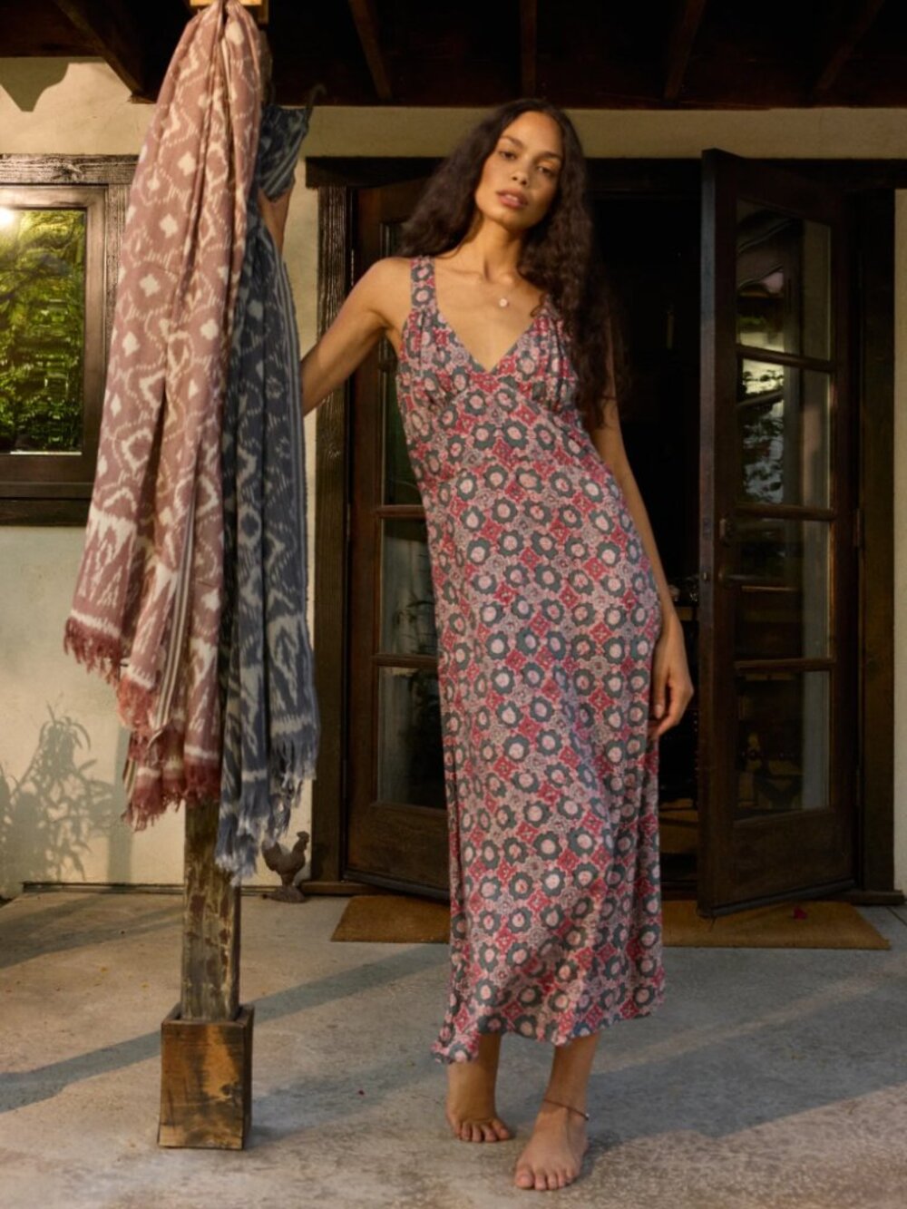 Natalie Martin Jackie Dress Spanish Tile Jade
